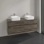 Villeroy & Boch Collaro Waschtischunterschrank 140 x 54,8 cm mit 4 Ausz&uuml;gen, f&uuml;r 