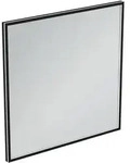 Ideal Standard Badspiegel Conca quadratisch 100 cm mit Beleuchtung und schwarzem