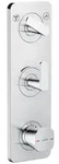 AXOR Citterio C Unterputz Thermostatmodul 380/120 mit Platte, f&uuml;r 2 Funktionen,