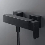 Duravit Manhattan Einhebel-Brausemischer Aufputz, Badarmaturen, MH4230000046, schwarz