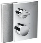 AXOR Edge Thermostat Unterputz mit Absperrventil - Diamantenschliff, Badarmaturen,