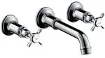 AXOR Montreux 3-Loch Wandarmatur UP f&uuml;r Waschtisch, Badarmaturen, 16532140, brushed