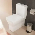 hansgrohe EluPura Original Q Stand WC Set 640 mit horizontalem Abgang...