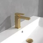 Villeroy & Boch Architectura Square Einhebel-Waschtischarmatur, Badarmaturen, brushed