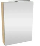 Fackelmann SBC LED Spiegelschrank 50 cm, T&uuml;ranschlag rechts, Badm&ouml;bel,