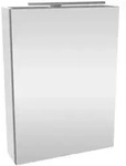Fackelmann SBC LED Spiegelschrank 50 cm, T&uuml;ranschlag rechts, Badm&ouml;bel, 86163,