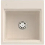 Villeroy & Boch Subway Style 50 S FLAT fl&auml;chenb&uuml;ndige Sp&uuml;le, Ablaufgarnitur mit