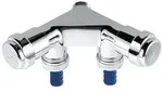 GROHE Eggemann Original WAS Doppelventil Einfach DN 15, Badarmaturen, 41022000, chrom