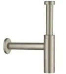 AXOR Flowstar S Designsifon, Montagezubeh&ouml;r, brushed nickel