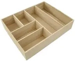 Fackelmann Schubladenbox 26x7x32 cm, Badm&ouml;bel, 86892,