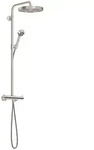 AXOR One Duschsystem mit Aufputz-Thermostat und Kopfbrause 280 1jet, Badarmaturen,