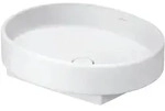 Duravit Balcoon Aufsatzbecken 55 x 45 cm, Badkeramik, 241055AC79, wei&szlig; seidenmatt