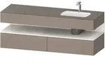 Duravit Collection One Einbauwaschtisch rechts mit Konsolenwaschtischunterbau 160 x