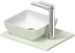 Duravit Sivida Waschtisch eckig mit Konsole 41 x 33 cm, Badm&ouml;bel, 268023FH00,