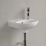 Villeroy & Boch O.novo Handwaschbecken 36 x 27,5 cm, mit &Uuml;berlauf, Badkeramik,