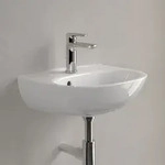 Villeroy & Boch O.novo Handwaschbecken 45 x 36 cm, mit &Uuml;berlauf, Badkeramik,