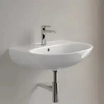 Villeroy & Boch O.novo Waschtisch 60 x 46 cm, mit &Uuml;berlauf, Badkeramik, 4A406001,