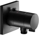 Keuco IXMO_solo Black Selection Unterputz-Thermostatarmatur mit Schlauchanschluss,