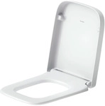 Duravit Universal WC-Sitz eckig mit Absenkautomatik, Badkeramik, 0023790000, wei&szlig;