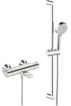 Hansa HANSABASIC Thermostat-Wannen- und Brausearmatur, Badarmaturen, 55162131, chrom