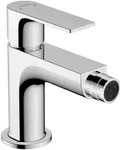 hansgrohe Rebris E Einhebel-Bidetmischer mit Metall Zugstangen-Ablaufgarnitur,