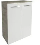 Fackelmann B.style Doppel-Midischrank 60,2 cm, Badm&ouml;bel, 84428,
