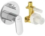 Duravit Wave Einhebelmischer Unterputz Set, Badarmaturen, WA4210008010, chrom