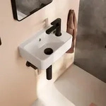 hansgrohe Xanuia Q Handwaschbecken 360/250 mit Hahnloch und &Uuml;berlauf,...