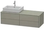 Duravit XSquare Waschtischunterbau f&uuml;r Konsole wandh&auml;ngend 140 cm mit 4