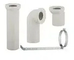 Duravit Vario-Anschlu&szlig; Set f&uuml;r WC-Kombinationen 0014220000, Montagezubeh&ouml;r, wei&szlig;