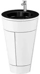 Duravit Starck 1 c-bonded Waschtisch mit Unterschrank bodenstehend, 2 T&uuml;ren und