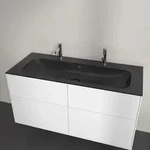 Villeroy & Boch Finion Schrankwaschtisch 120 cm mi 2 Hahnl&ouml;cher, ohne...
