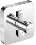 Kludi PUSH Unterputz-Brause-Thermostatarmatur, mit Drucktaste f&uuml;r 2 Verbrauchern,