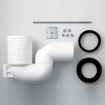 LAUFEN Vario Spezialblaufbogen bei Abgang senkrecht 22 -35 cm H8990250000001,