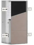 Emco asis plus WC-Modul - Unterputzmodell 15,4 x 33,2 cm, T&uuml;ranschlag rechts,