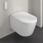 Villeroy & Boch ViClean Dusch-WC Supreo Select CeramicPlus, Badkeramik, wei&szlig; alpin