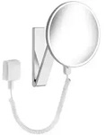 Keuco iLook-move Kosmetikspiegel rund, 5-fach Vergr&ouml;&szlig;erung, Wandmodell,