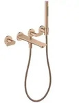 AXOR Citterio C Unterputz 3-Loch Wannenarmatur mit Handbrause - Cubic cut,