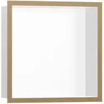 hansgrohe XtraStoris Individual Wandnischen-Einbaubox mit Designrahmen 30 x 10 x 30