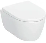 Geberit iCon Wand-WC Tiefsp&uuml;ler Set, verk&uuml;rzte Ausladung, TurboFlush, mit WC-Sitz,
