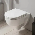 Duravit D-Code WC-Set wandh&auml;ngend 54 cm, Badkeramik, 45130900A1, wei&szlig;...