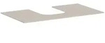hansgrohe Xevolos E Konsole 98 x 55 cm mit Ausschnitt mittig f&uuml;r Aufsatzwaschtisch