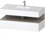 Duravit Collection One Einbauwaschtisch mit Konsolenwaschtischunterbau 120 x 60 cm, 1
