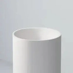 Steinberg Serie 445 Standwaschtisch aus Mineo Stone &Oslash; 40 cm, Badkeramik, matt...