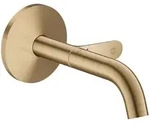 AXOR One Waschtischarmatur UP f&uuml;r Wandmontage mit Select-Griff und Auslauf 16 cm,