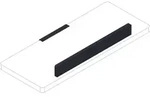 Giese Noka Duschkonsole, Accessoires, 50819-14, schwarz matt