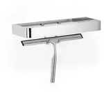 Giese gifix tono Duschkorb mit hoher Reling und Glasabzieher, Accessoires, 11828-02,