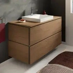 hansgrohe Xilesa E Waschtischunterschrank 118 cm mit 2 Ausz&uuml;gen f&uuml;r Konsole mit