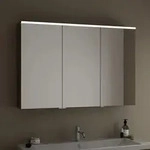burgbad Eqio Spiegelschrank mit LED-Aufsatzleuchte 120 cm Links SPGS120-L-F2009,