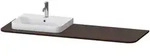Duravit Happy D.2 Plus Konsole mit einem Ausschnitt links 1,6 x 160 x 55 cm,